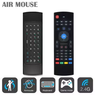 Air Mouse Remote for Smart TV with Built-in Keyboard (LCD REMOTE)