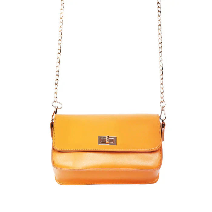 BELLE MUSTARD CROSSBODY BAG