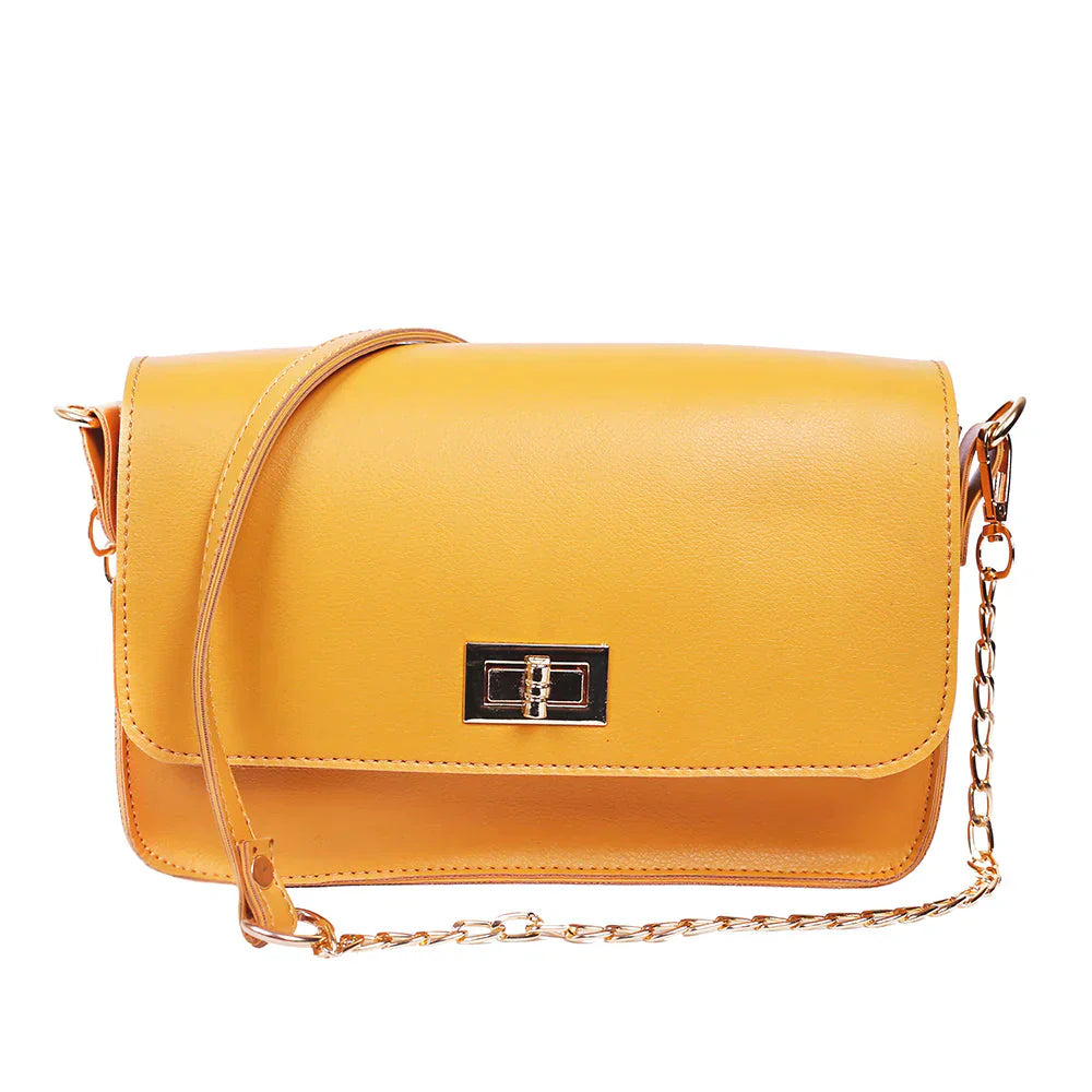 BELLE MUSTARD CROSSBODY BAG