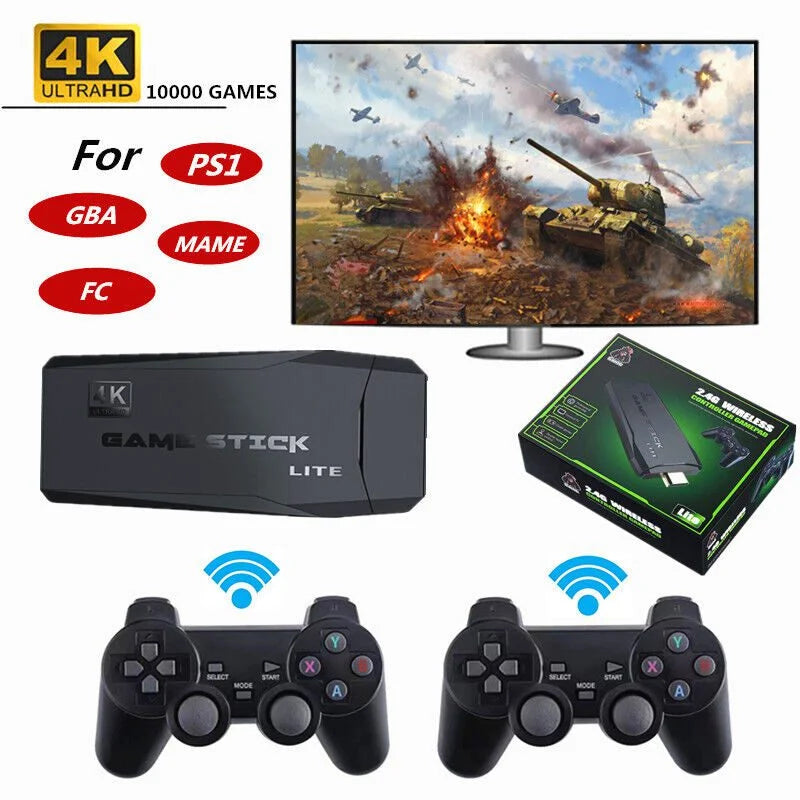 M8 (64GB) HDMI Game Stick Lite Console – 4K – 10,000 Video Game Box