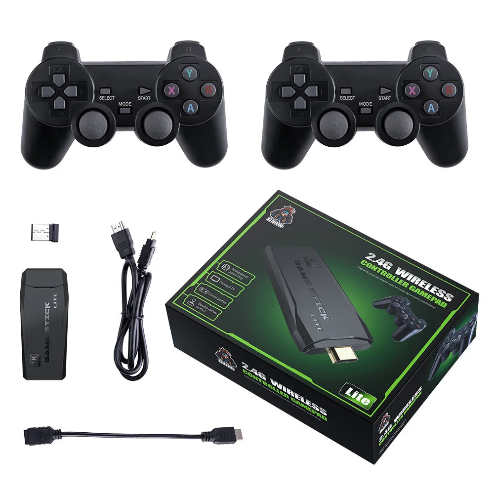 M8 (64GB) HDMI Game Stick Lite Console – 4K – 10,000 Video Game Box