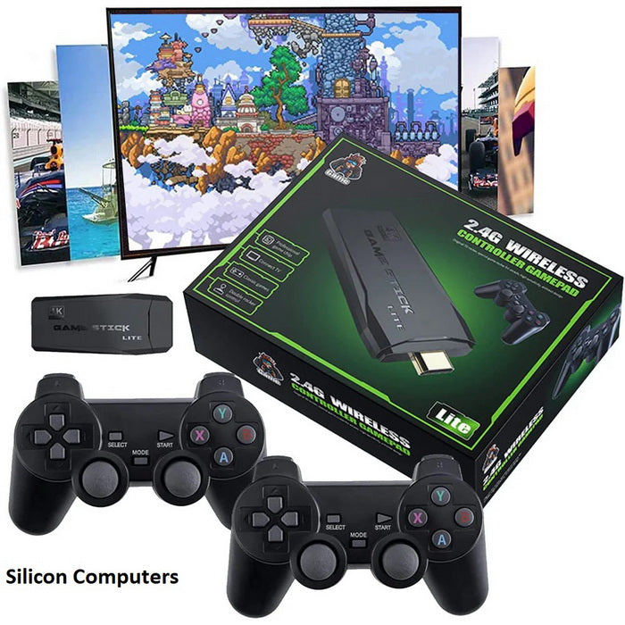 M8 (64GB) HDMI Game Stick Lite Console – 4K – 10,000 Video Game Box